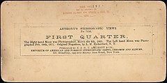 [Group of 41 Stereograph Views of Astronomy Related Scenes], Commissioned by Nautical Almanac Office (American), Albumen silver prints