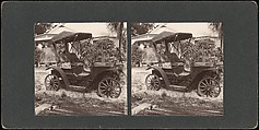 [Pair of Stereograph Views of Early Automobiles], C. H. Graves (American), Albumen silver prints