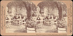 [Group of 4 Stereograph Views of Berlin Beer Gardens], Strohmeyer &amp; Wyman (American), Albumen silver prints