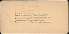 [Group of 7 Stereograph Views of the Forth Bridge, Queensferry, Scotland], International Stereoscopic View Company (American), Albumen silver prints