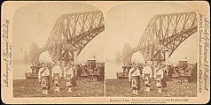 [Group of 7 Stereograph Views of the Forth Bridge, Queensferry, Scotland], International Stereoscopic View Company (American), Albumen silver prints