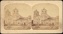 [Group of 4 Stereograph Views of California Missions], M. Rieder (American), Albumen silver prints