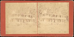 Flume House, Santa Cruz Mountains, Davies Machine Shop (American), Albumen silver prints