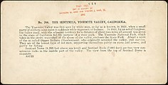 [Group of 100 Stereograph Views of California Nature and Landscapes With a Focus on Yosemite], Keystone View Company, Albumen silver prints