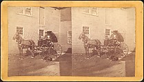 [Group of 9 Stereograph Views of Carriages, Stagecoaches, and Wagons], Unknown (American), Albumen silver prints