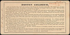 [Group of 11 Stereograph Views of the 1869 and 1872 World Peace Jubilees, Boston, Massachusetts, United States of America], Charles Pollock (American), Albumen silver prints