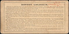 [Group of 11 Stereograph Views of the 1869 and 1872 World Peace Jubilees, Boston, Massachusetts, United States of America], Charles Pollock (American), Albumen silver prints
