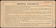 [Group of 11 Stereograph Views of the 1869 and 1872 World Peace Jubilees, Boston, Massachusetts, United States of America], Charles Pollock (American), Albumen silver prints