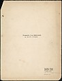 [38 Manuscripts, Typescripts, Carbon Copies of Translations from French by Walker Evans of Gourmont, Baudelaire, Radiguet, Cendrars, Cocteau, Larbaud, Gide, Lautréamont, Dottin, and Others], Walker Evans (American, St. Louis, Missouri 1903–1975 New Haven, Connecticut), Pencil/ink on paper