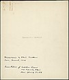 [38 Manuscripts, Typescripts, Carbon Copies of Translations from French by Walker Evans of Gourmont, Baudelaire, Radiguet, Cendrars, Cocteau, Larbaud, Gide, Lautréamont, Dottin, and Others], Walker Evans (American, St. Louis, Missouri 1903–1975 New Haven, Connecticut), Pencil/ink on paper