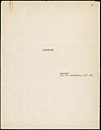 [38 Manuscripts, Typescripts, Carbon Copies of Translations from French by Walker Evans of Gourmont, Baudelaire, Radiguet, Cendrars, Cocteau, Larbaud, Gide, Lautréamont, Dottin, and Others], Walker Evans (American, St. Louis, Missouri 1903–1975 New Haven, Connecticut), Pencil/ink on paper