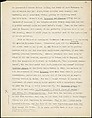 [38 Manuscripts, Typescripts, Carbon Copies of Translations from French by Walker Evans of Gourmont, Baudelaire, Radiguet, Cendrars, Cocteau, Larbaud, Gide, Lautréamont, Dottin, and Others], Walker Evans (American, St. Louis, Missouri 1903–1975 New Haven, Connecticut), Pencil/ink on paper
