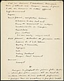 [16 Manuscripts, Typescripts, and Carbon Copies of Personal Essays Submitted as Homework Assignments in French for "Cours de Civilisation Française" at Collège de France, Paris], Walker Evans (American, St. Louis, Missouri 1903–1975 New Haven, Connecticut), Pencil/ink on paper