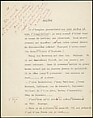 [16 Manuscripts, Typescripts, and Carbon Copies of Personal Essays Submitted as Homework Assignments in French for "Cours de Civilisation Française" at Collège de France, Paris], Walker Evans (American, St. Louis, Missouri 1903–1975 New Haven, Connecticut), Pencil/ink on paper