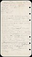 [73 Manuscripts, Typescripts, Carbons From the 1960s-70s: Van Vechten Portrait Session, Lyric Documentary Project, Yale Lecture Notes, Sale of Agee Manuscripts, MFA and Yale Exhibitions, Caroline Freud, and Personal Writing], Walker Evans (American, St. Louis, Missouri 1903–1975 New Haven, Connecticut), Pencil/ink on paper