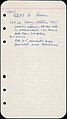 [73 Manuscripts, Typescripts, Carbons From the 1960s-70s: Van Vechten Portrait Session, Lyric Documentary Project, Yale Lecture Notes, Sale of Agee Manuscripts, MFA and Yale Exhibitions, Caroline Freud, and Personal Writing], Walker Evans (American, St. Louis, Missouri 1903–1975 New Haven, Connecticut), Pencil/ink on paper