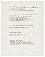 [73 Manuscripts, Typescripts, Carbons From the 1960s-70s: Van Vechten Portrait Session, Lyric Documentary Project, Yale Lecture Notes, Sale of Agee Manuscripts, MFA and Yale Exhibitions, Caroline Freud, and Personal Writing], Walker Evans (American, St. Louis, Missouri 1903–1975 New Haven, Connecticut), Pencil/ink on paper