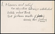 [73 Manuscripts, Typescripts, Carbons From the 1960s-70s: Van Vechten Portrait Session, Lyric Documentary Project, Yale Lecture Notes, Sale of Agee Manuscripts, MFA and Yale Exhibitions, Caroline Freud, and Personal Writing], Walker Evans (American, St. Louis, Missouri 1903–1975 New Haven, Connecticut), Pencil/ink on paper