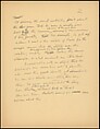 [73 Manuscripts, Typescripts, Carbons From the 1960s-70s: Van Vechten Portrait Session, Lyric Documentary Project, Yale Lecture Notes, Sale of Agee Manuscripts, MFA and Yale Exhibitions, Caroline Freud, and Personal Writing], Walker Evans (American, St. Louis, Missouri 1903–1975 New Haven, Connecticut), Pencil/ink on paper