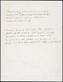[73 Manuscripts, Typescripts, Carbons From the 1960s-70s: Van Vechten Portrait Session, Lyric Documentary Project, Yale Lecture Notes, Sale of Agee Manuscripts, MFA and Yale Exhibitions, Caroline Freud, and Personal Writing], Walker Evans (American, St. Louis, Missouri 1903–1975 New Haven, Connecticut), Pencil/ink on paper