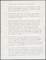 [73 Manuscripts, Typescripts, Carbons From the 1960s-70s: Van Vechten Portrait Session, Lyric Documentary Project, Yale Lecture Notes, Sale of Agee Manuscripts, MFA and Yale Exhibitions, Caroline Freud, and Personal Writing], Walker Evans (American, St. Louis, Missouri 1903–1975 New Haven, Connecticut), Pencil/ink on paper