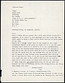 [73 Manuscripts, Typescripts, Carbons From the 1960s-70s: Van Vechten Portrait Session, Lyric Documentary Project, Yale Lecture Notes, Sale of Agee Manuscripts, MFA and Yale Exhibitions, Caroline Freud, and Personal Writing], Walker Evans (American, St. Louis, Missouri 1903–1975 New Haven, Connecticut), Pencil/ink on paper