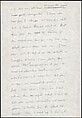 [73 Manuscripts, Typescripts, Carbons From the 1960s-70s: Van Vechten Portrait Session, Lyric Documentary Project, Yale Lecture Notes, Sale of Agee Manuscripts, MFA and Yale Exhibitions, Caroline Freud, and Personal Writing], Walker Evans (American, St. Louis, Missouri 1903–1975 New Haven, Connecticut), Pencil/ink on paper