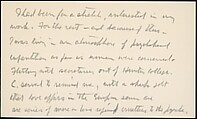 [73 Manuscripts, Typescripts, Carbons From the 1960s-70s: Van Vechten Portrait Session, Lyric Documentary Project, Yale Lecture Notes, Sale of Agee Manuscripts, MFA and Yale Exhibitions, Caroline Freud, and Personal Writing], Walker Evans (American, St. Louis, Missouri 1903–1975 New Haven, Connecticut), Pencil/ink on paper