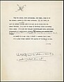 [73 Manuscripts, Typescripts, Carbons From the 1960s-70s: Van Vechten Portrait Session, Lyric Documentary Project, Yale Lecture Notes, Sale of Agee Manuscripts, MFA and Yale Exhibitions, Caroline Freud, and Personal Writing], Walker Evans (American, St. Louis, Missouri 1903–1975 New Haven, Connecticut), Pencil/ink on paper