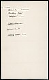 [73 Manuscripts, Typescripts, Carbons From the 1960s-70s: Van Vechten Portrait Session, Lyric Documentary Project, Yale Lecture Notes, Sale of Agee Manuscripts, MFA and Yale Exhibitions, Caroline Freud, and Personal Writing], Walker Evans (American, St. Louis, Missouri 1903–1975 New Haven, Connecticut), Pencil/ink on paper