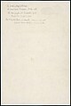 [73 Manuscripts, Typescripts, Carbons From the 1960s-70s: Van Vechten Portrait Session, Lyric Documentary Project, Yale Lecture Notes, Sale of Agee Manuscripts, MFA and Yale Exhibitions, Caroline Freud, and Personal Writing], Walker Evans (American, St. Louis, Missouri 1903–1975 New Haven, Connecticut), Pencil/ink on paper