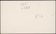 [73 Manuscripts, Typescripts, Carbons From the 1960s-70s: Van Vechten Portrait Session, Lyric Documentary Project, Yale Lecture Notes, Sale of Agee Manuscripts, MFA and Yale Exhibitions, Caroline Freud, and Personal Writing], Walker Evans (American, St. Louis, Missouri 1903–1975 New Haven, Connecticut), Pencil/ink on paper