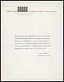 [73 Manuscripts, Typescripts, Carbons From the 1960s-70s: Van Vechten Portrait Session, Lyric Documentary Project, Yale Lecture Notes, Sale of Agee Manuscripts, MFA and Yale Exhibitions, Caroline Freud, and Personal Writing], Walker Evans (American, St. Louis, Missouri 1903–1975 New Haven, Connecticut), Pencil/ink on paper
