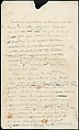 [73 Manuscripts, Typescripts, Carbons From the 1960s-70s: Van Vechten Portrait Session, Lyric Documentary Project, Yale Lecture Notes, Sale of Agee Manuscripts, MFA and Yale Exhibitions, Caroline Freud, and Personal Writing], Walker Evans (American, St. Louis, Missouri 1903–1975 New Haven, Connecticut), Pencil/ink on paper