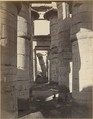 Haute-Egypt, Salle Hypostyle à Karnak, Adolphe Braun French, Albumen silver print