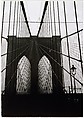 [Brooklyn Bridge, New York], Walker Evans  American, Gelatin silver print