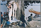 Sitalmata (the Smallpox Goddess), and Stone Lingams Being Worshipped, Calcutta, Raghubir Singh Indian, Chromogenic print