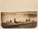 Niagara Falls, Silas A. Holmes American, Salted paper print from glass negative