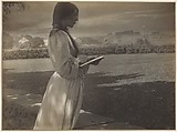 The Sketch, Gertrude Käsebier  American, Platinum print