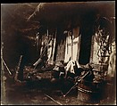 [Farmyard Scene], V. Dijon  French, Albumen silver print from paper negative