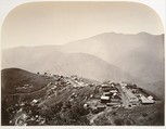 The Town on the Hill, New Almaden, Carleton E. Watkins  American, Albumen silver print from glass negative