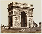 Arc de triomphe de l'Ètoile, Edouard Baldus French, born Prussia, Albumen silver print from glass negative