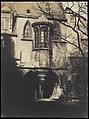 Hotel de Cluny, Paris, Gustave Le Gray French, Salted paper print from paper negative