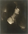 Mercedes de Cordoba (Profile), Edward J. Steichen American, born Luxembourg, Direct carbon print