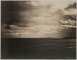 Mediterranean with Mount Agde, Gustave Le Gray French, Albumen silver print from two glass negatives