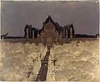Taj Mahal and Gardens, John Murray (British, Blackhouse, Aberdeenshire, Scotland 1809–1898 Sheringham, Norfolk county, England), Waxed paper negative