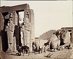 The Rameseum of El-Kurneh, Thebes, Francis Frith  British, Albumen silver print from glass negative
