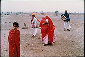 A Wedding Party, Jodhpur-Jaisalmer Road, Rajasthan, Raghubir Singh Indian, Chromogenic print