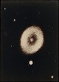 Nebuleuse de la Lyre, Paul Henry French, Albumen silver print from glass negative