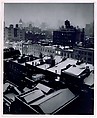 Greenwich Village Rooftops, Evening, André Kertész  American, born Hungary, Gelatin silver print